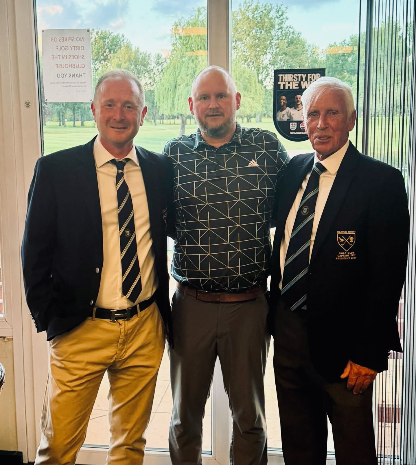 Men's Open winner Jonny Hadfield at Heaton Moor Golf Club, 10th June 2026.